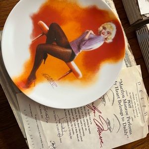 “My Heart Belongs To Daddy” Plate